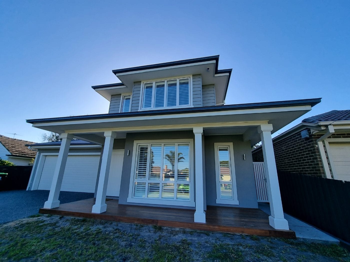 Classic Shutters on a Hamptons-Style Home